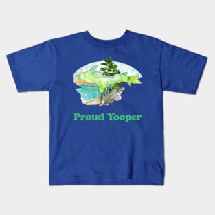 Proud Yooper - Made In Michigan Kids T-Shirt